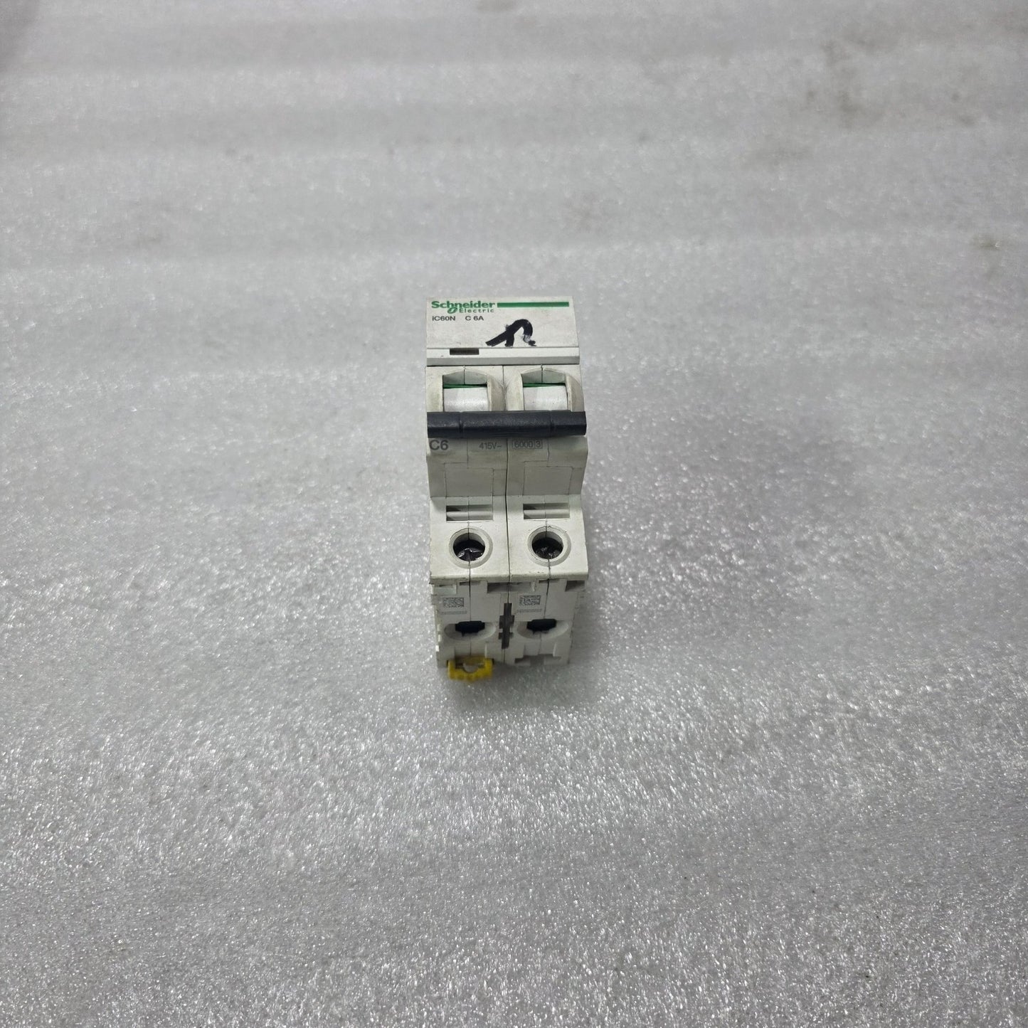 S ELECTRIC IC60N C6A 2 POLE MINIATURE CIRCUIT BREAKER MCB 6A 415V
