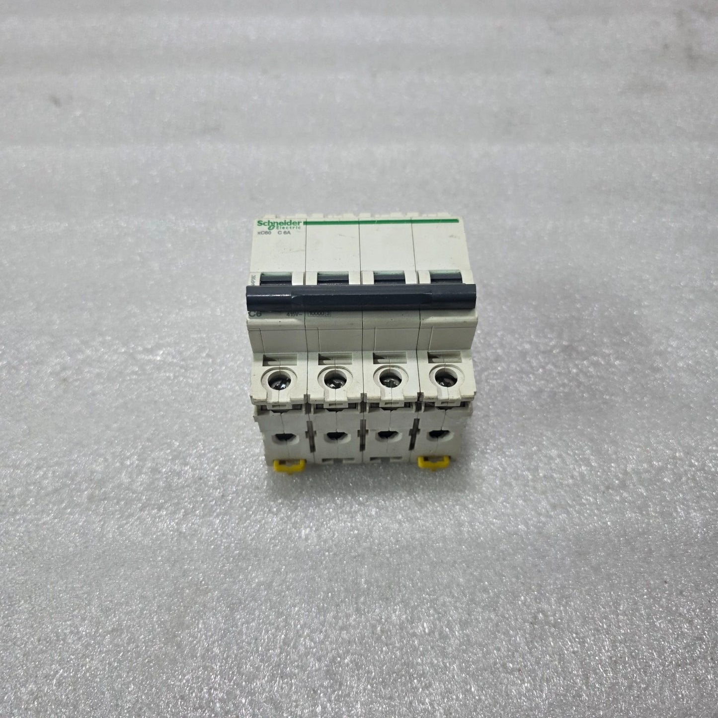 S ELECTRIC XC60 C6A 4 POLE MINIATURE CIRCUIT BREAKER 6A 415V MCB
