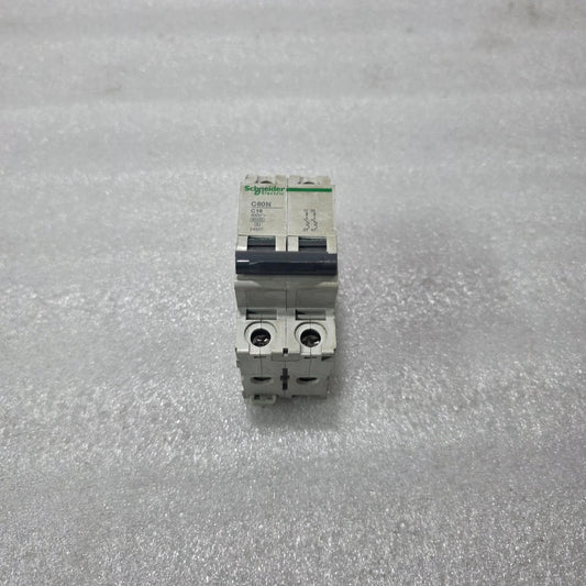 S ELECTRIC C60N C16 2 POLE MINIATURE CIRCUIT BREAKER MCB 16A 400V