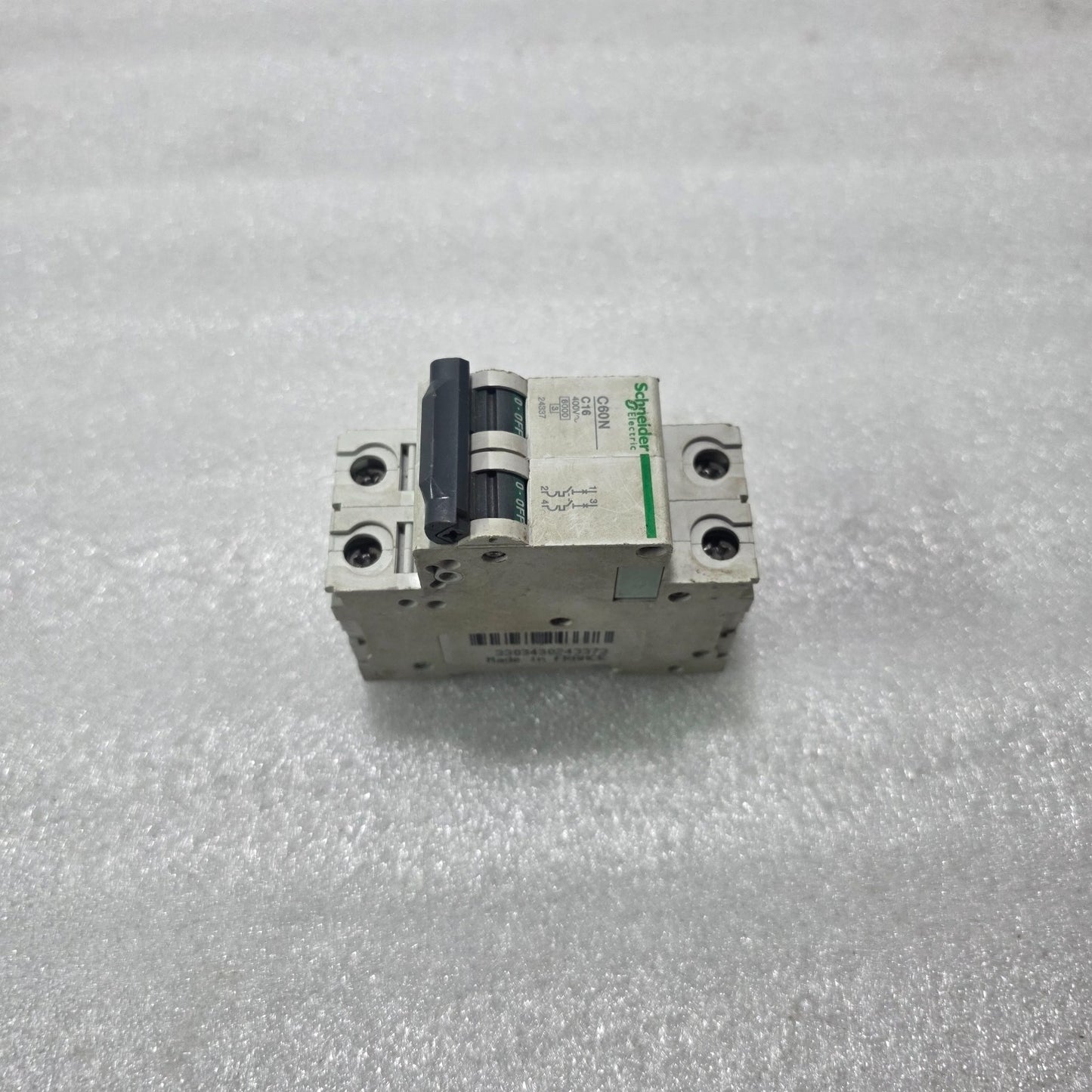 S ELECTRIC C60N C16 2 POLE MINIATURE CIRCUIT BREAKER MCB 16A 400V