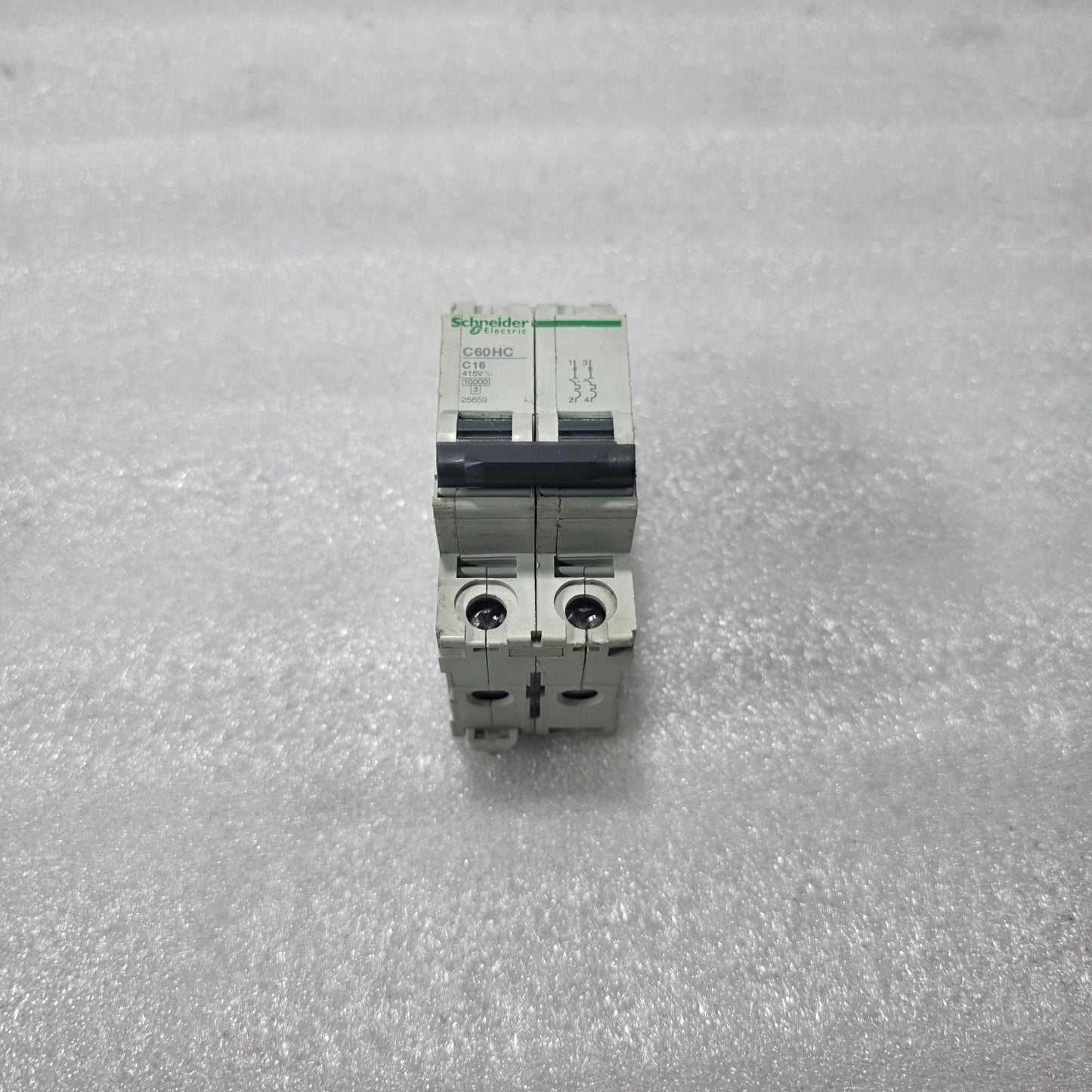 S ELECTRIC C60HC C16 2 POLE MCB 16A 415V 10KA INDUSTRIAL CIRCUIT BREAKER