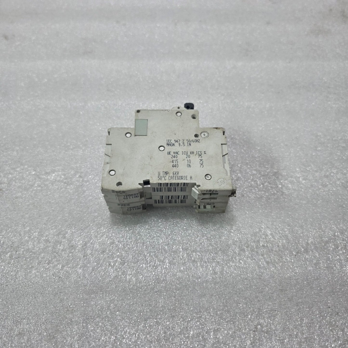 S ELECTRIC C60N C16 2 POLE MINIATURE CIRCUIT BREAKER MCB 16A 400V