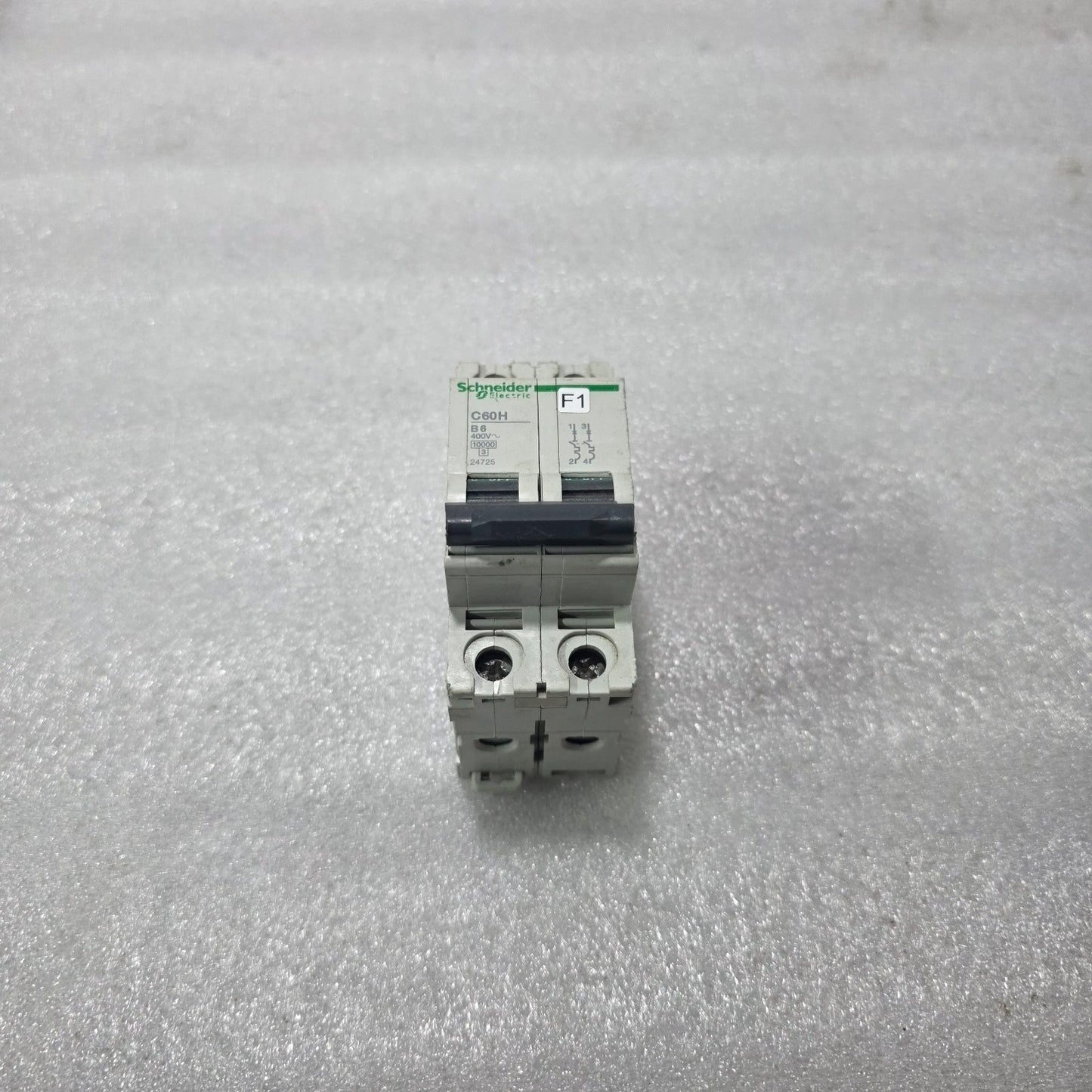 S ELECTRIC C60H B6 2 POLE 6A MCB CIRCUIT BREAKER 400V 10KA