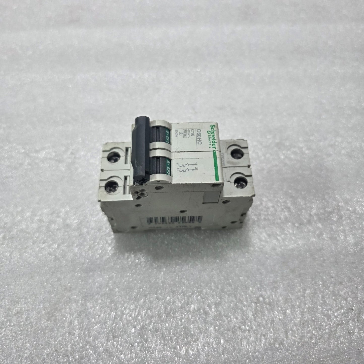 S ELECTRIC C60HC C16 2 POLE MCB 16A 415V 10KA INDUSTRIAL CIRCUIT BREAKER