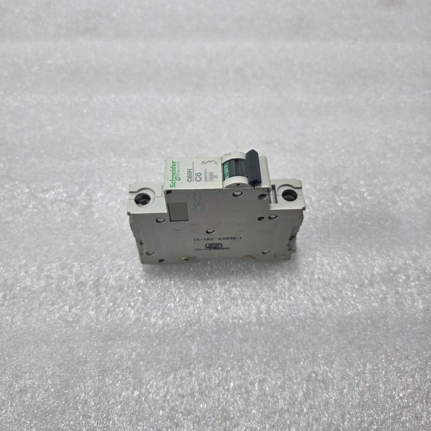 S ELECTRIC C60H C6 SINGLE POLE MCB 6A 240/415V 10KA MINIATURE CIRCUIT BREAKER