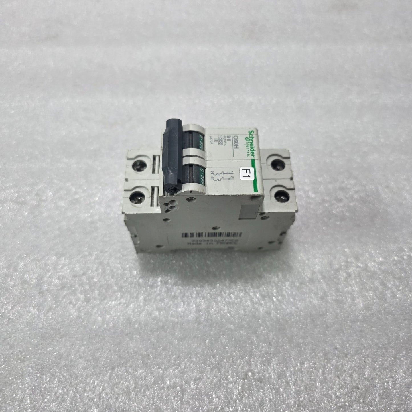 S ELECTRIC C60H B6 2 POLE 6A MCB CIRCUIT BREAKER 400V 10KA