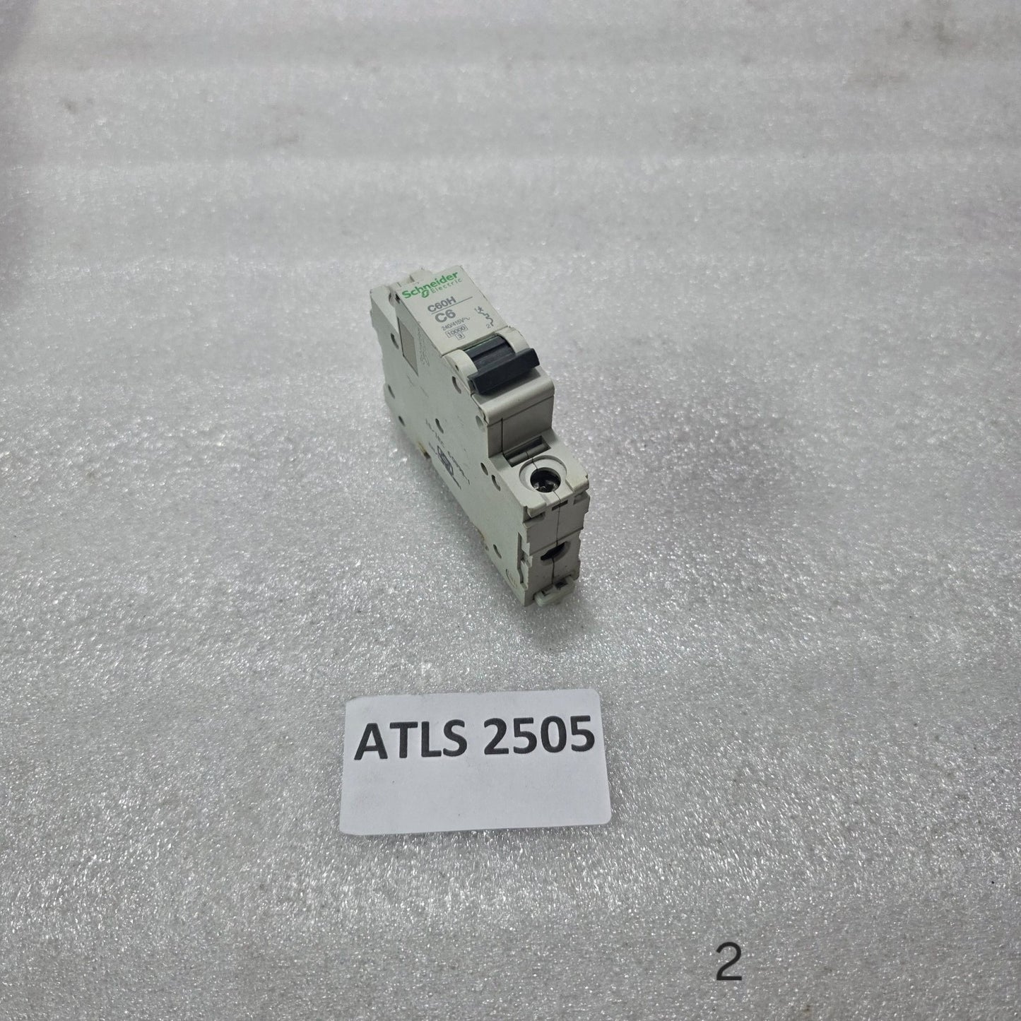 S ELECTRIC C60H C6 SINGLE POLE MCB 6A 240/415V 10KA MINIATURE CIRCUIT BREAKER