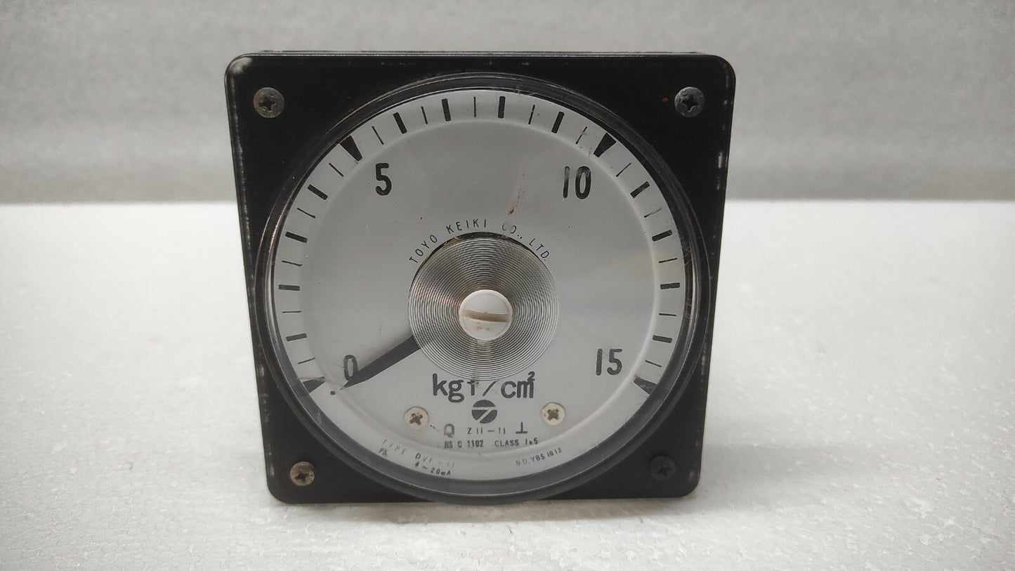 TOYO KEIKI DVF-11 PRESSURE INDICATOR DVF11