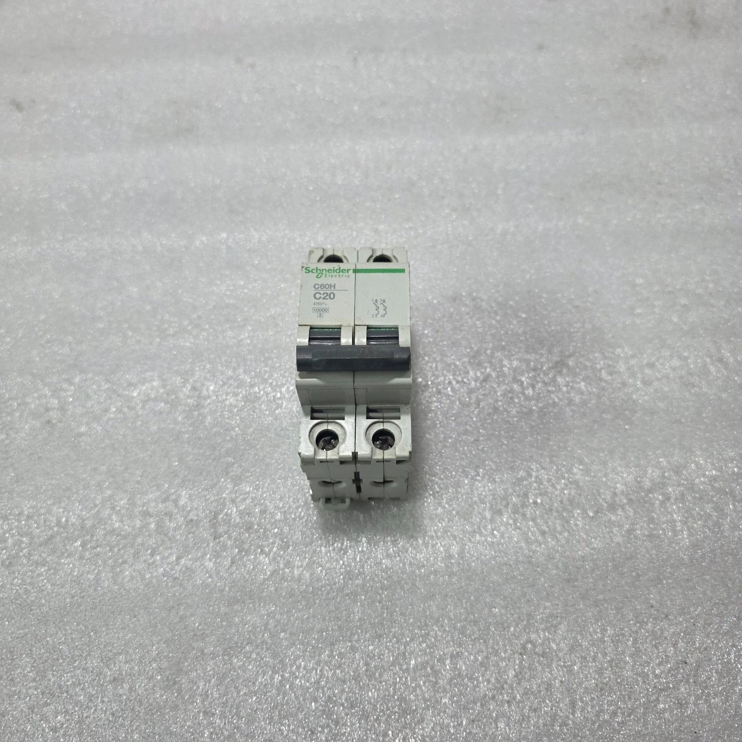 S ELECTRIC C60H C20 2 POLE MCB 20A 415V 10KA INDUSTRIAL CIRCUIT BREAKER