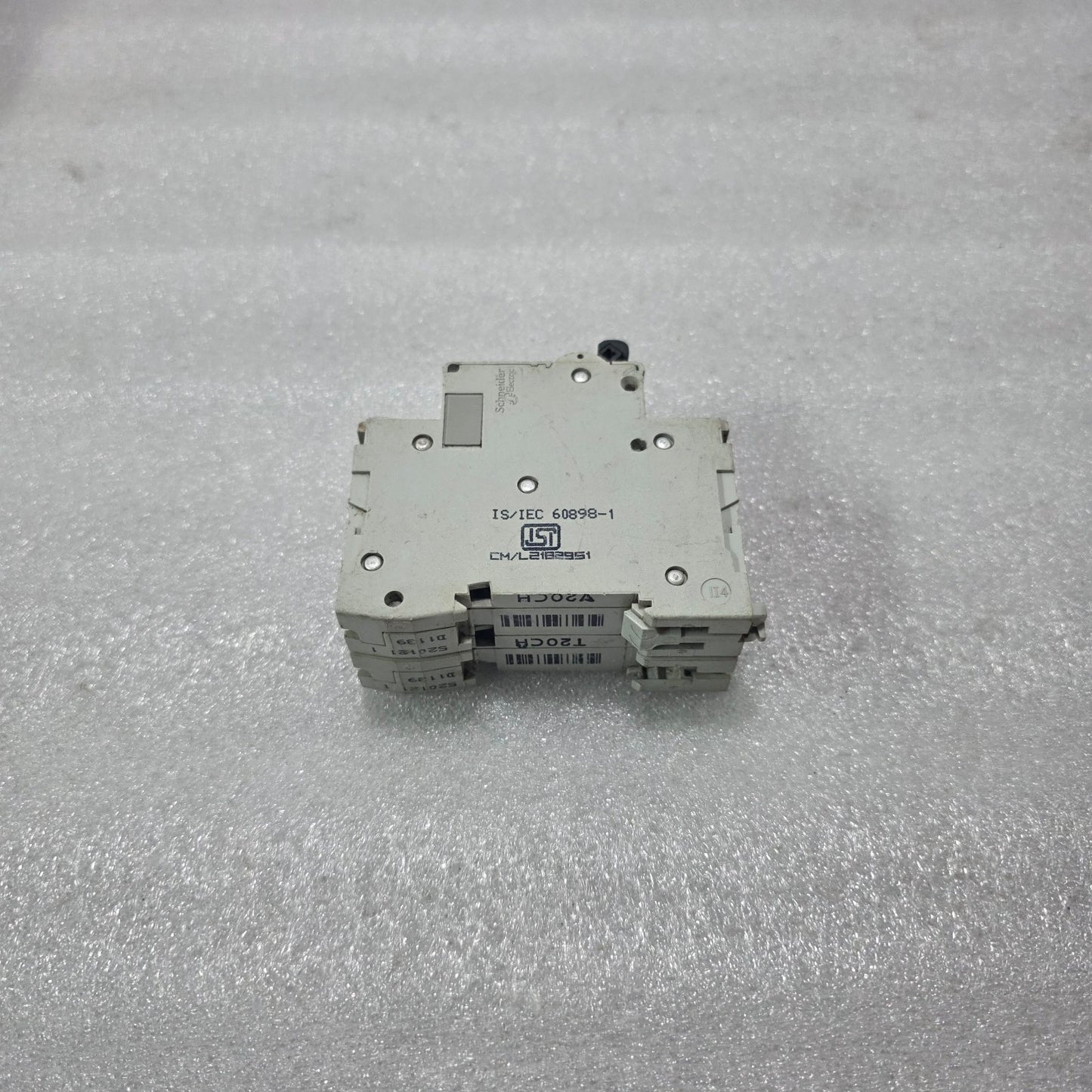 S ELECTRIC C60H C20 2 POLE MCB 20A 415V 10KA INDUSTRIAL CIRCUIT BREAKER