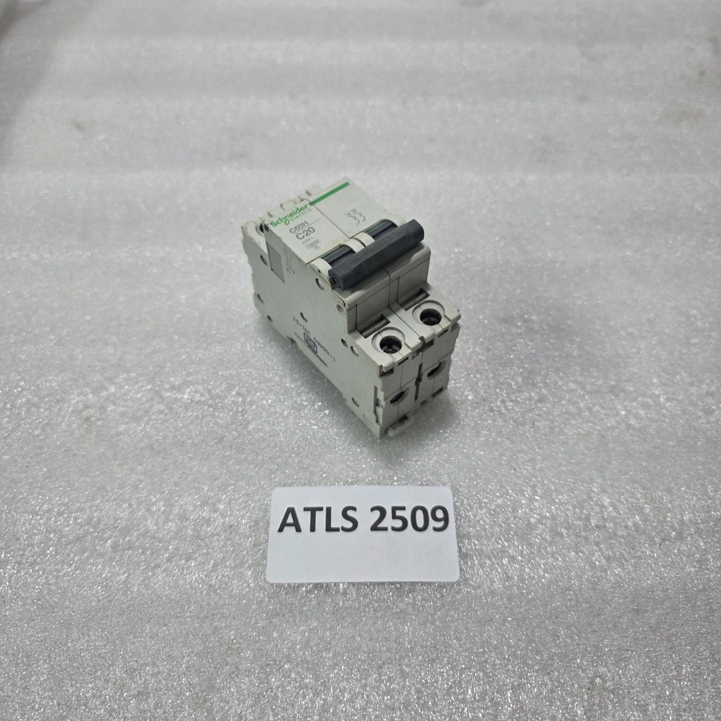 S ELECTRIC C60H C20 2 POLE MCB 20A 415V 10KA INDUSTRIAL CIRCUIT BREAKER