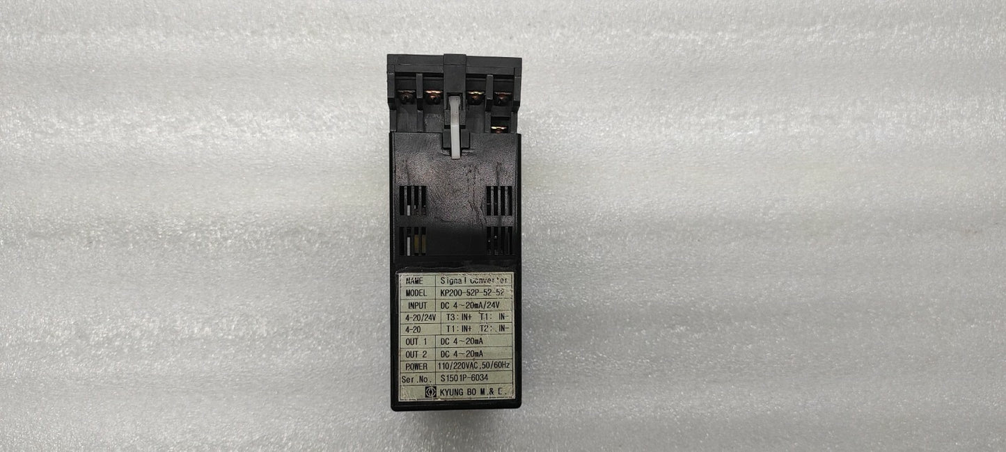 KYUNG KP200-52P-52-52 SIGNAL CONVERTER 110/220VAC