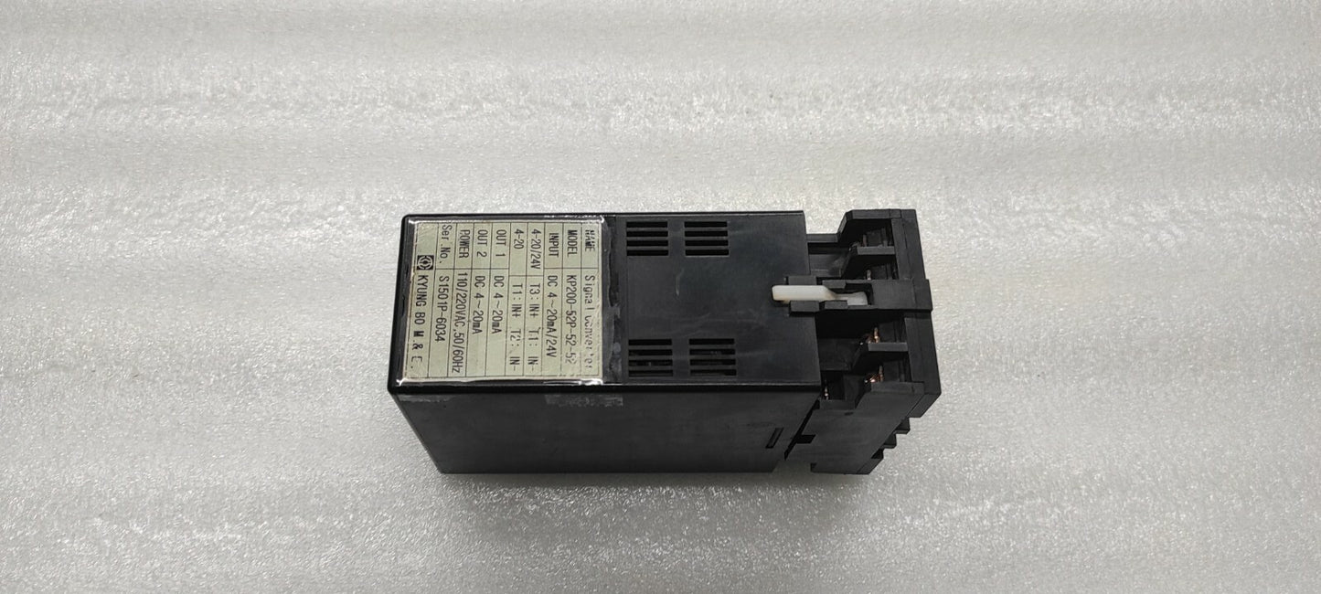 KYUNG KP200-52P-52-52 SIGNAL CONVERTER 110/220VAC