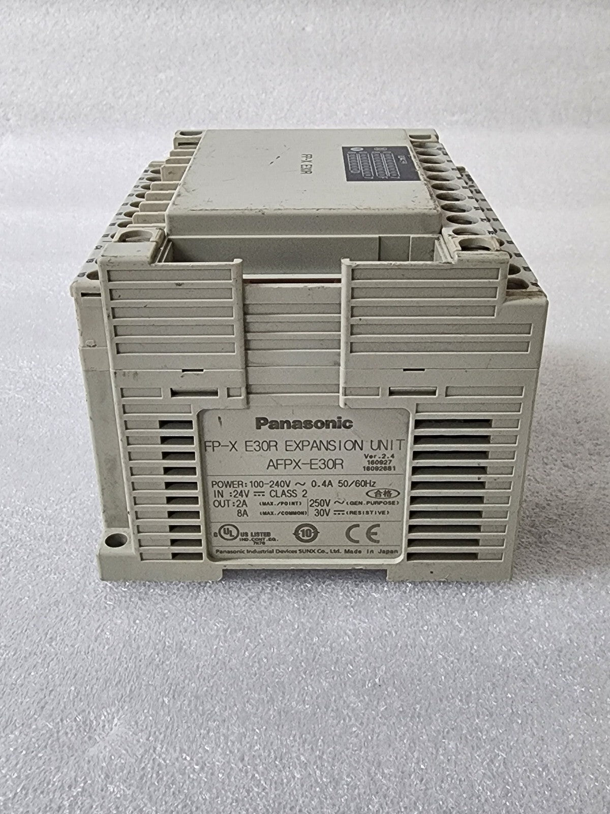 PANASONIC FP-X E30R EXPANSION UNIT AFPX-E30R 240V