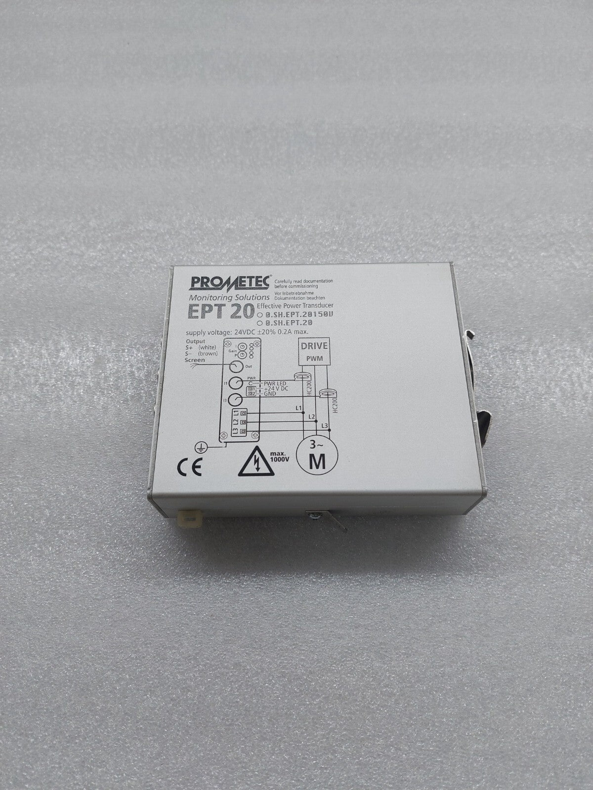 PROMETEC EPT20 EFFECTIVE POWER TRANSDUCER 24VDC