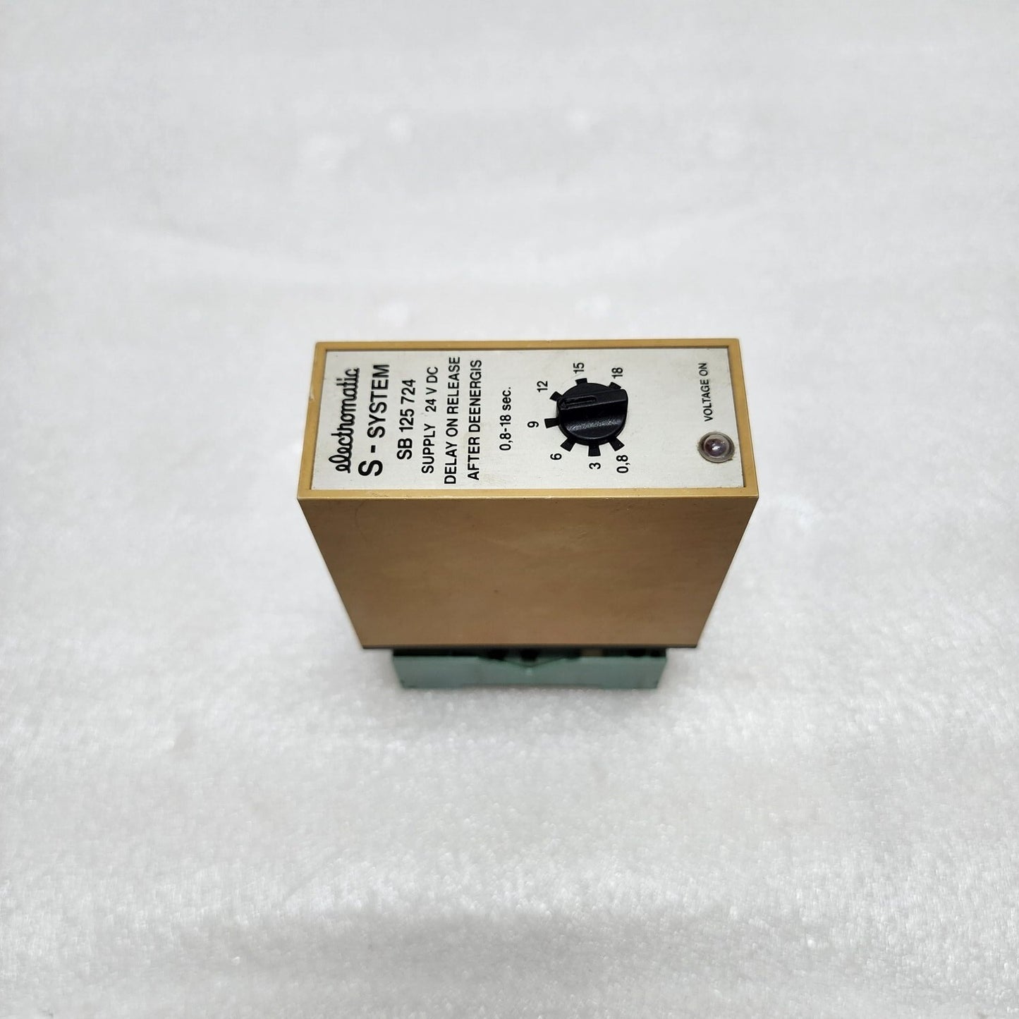 ELECTROMATIC SB125724 DELAY ON RELEASE AFTER DEENERGIS 24VDC