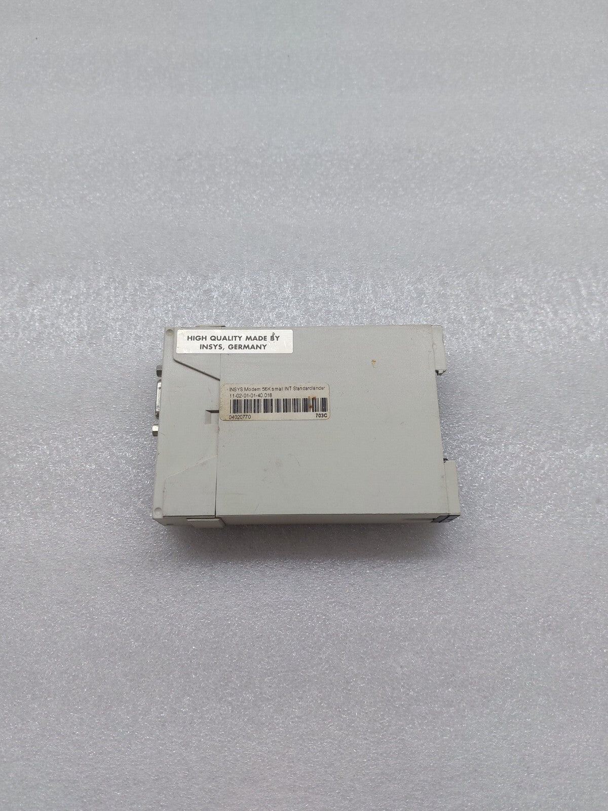 INSYS MICROELECTRONICS 703C MODEM 56K 1102010140.018 SMALL INT STANDADLANDER