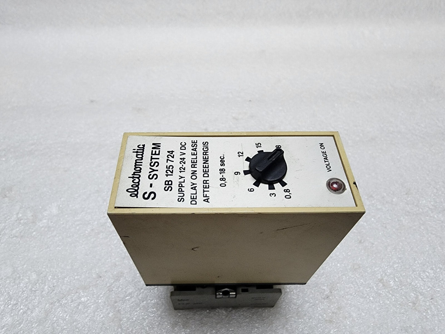 ELECTROMATIC SB125724 DELAY ON RELEASE AFTER DEENERGIS 24VDC