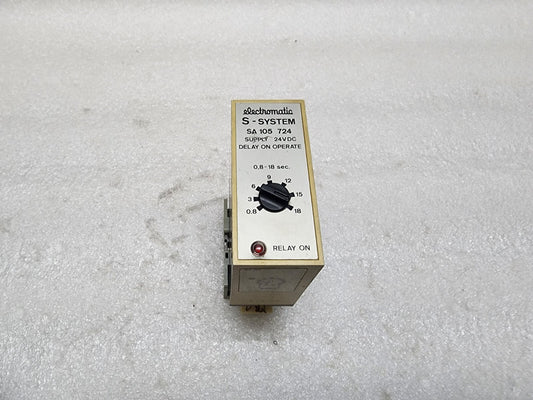 ELECTROMATIC S-SYSTEM SA105724 DELAY ON OPERATE 24VDC