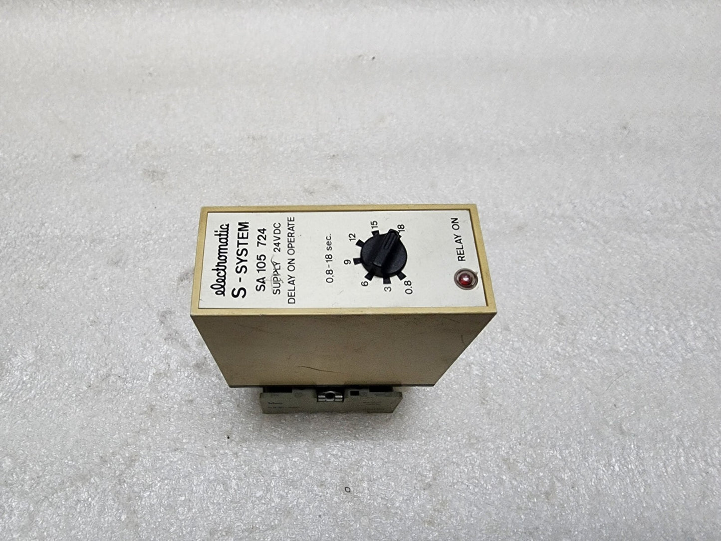 ELECTROMATIC S-SYSTEM SA105724 DELAY ON OPERATE 24VDC
