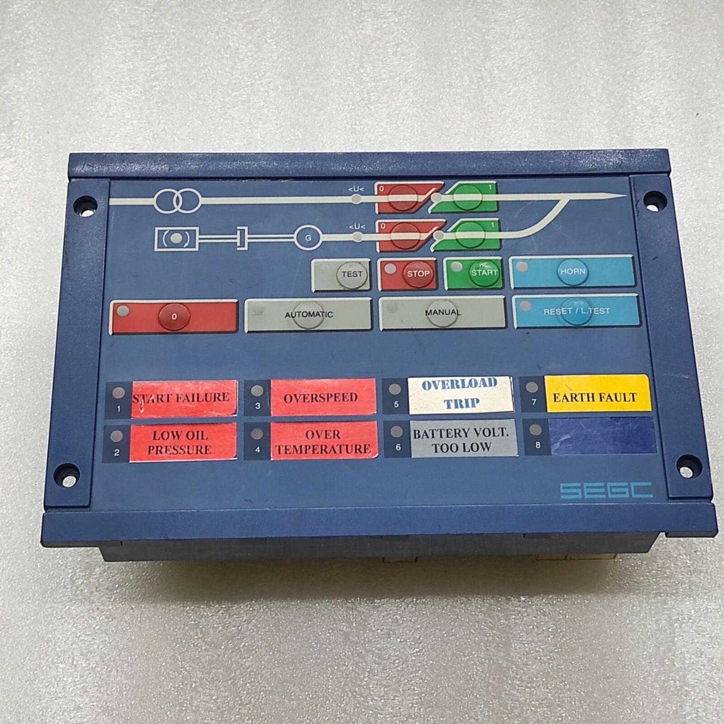 SEGC NB2-1-8 GENERATOR AUTOMATIC CONTROLLER 2002080178 WOODWARD SEG