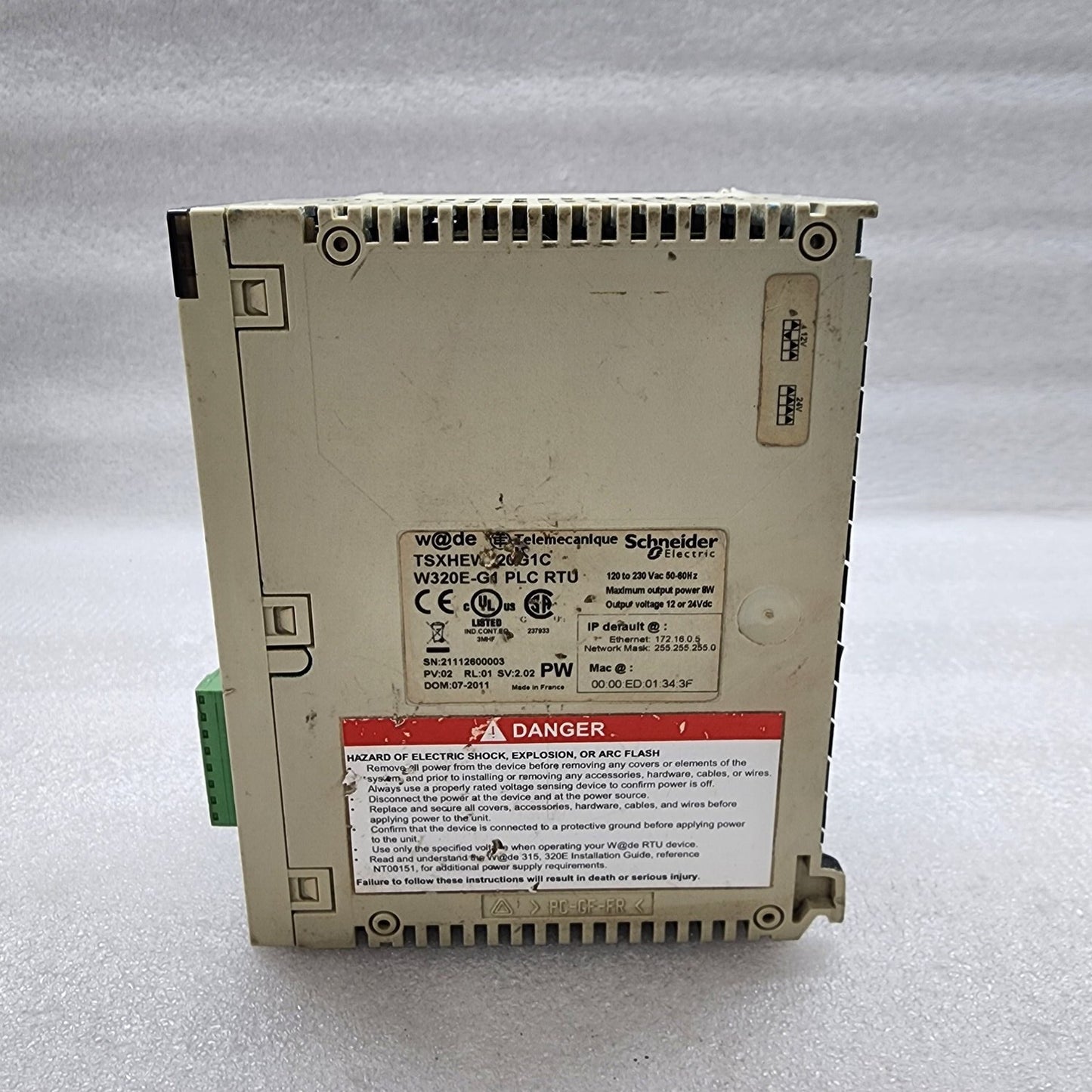 TSXHEW320G1C W320E-G1 PLC RTU