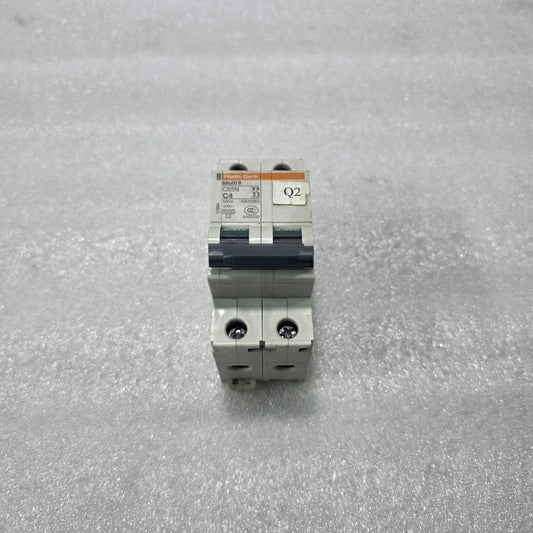 MERLIN GERIN MULTI9 C65N C4 2 POLE MCB CIRCUIT BREAKER 4A 400V 6KA