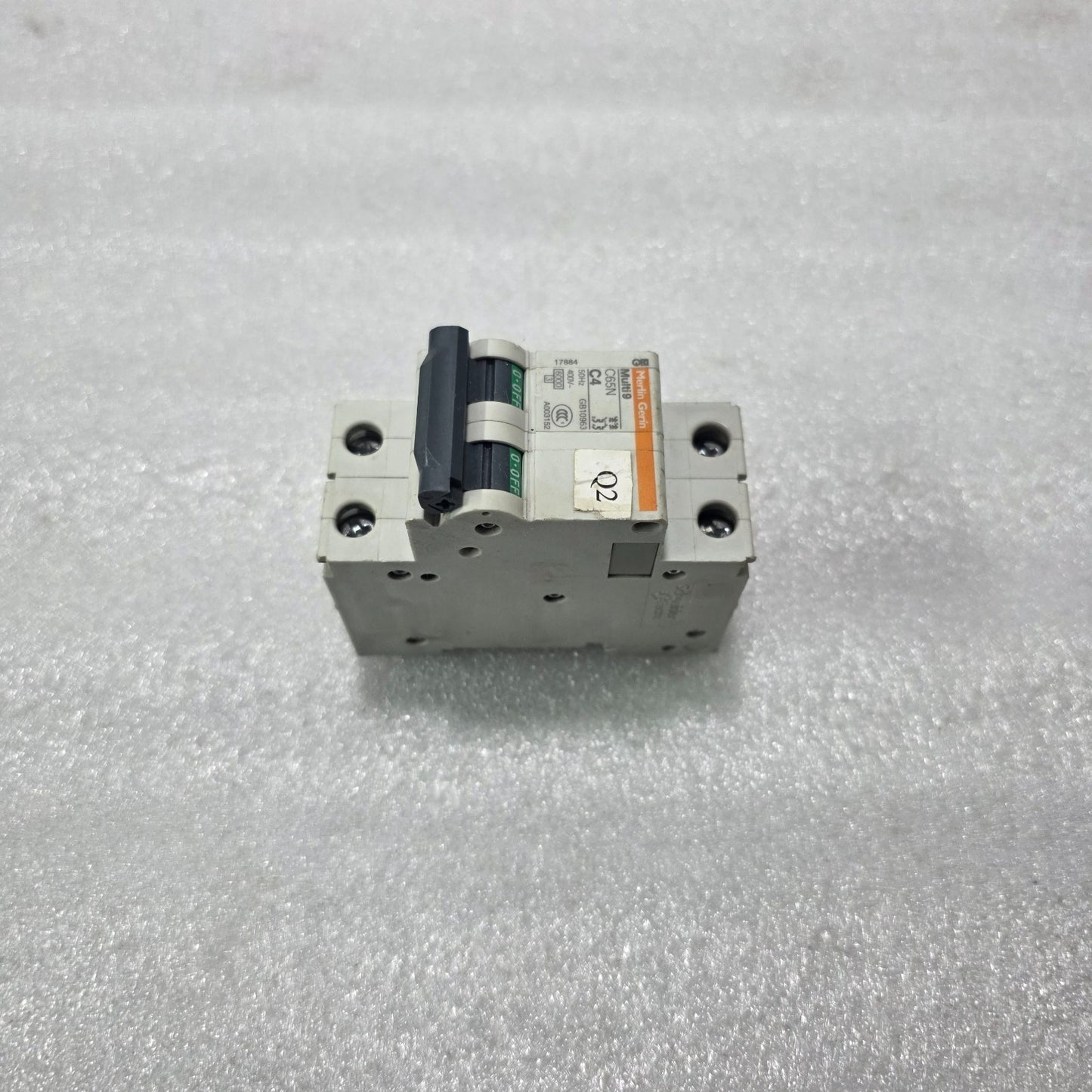MERLIN GERIN MULTI9 C65N C4 2 POLE MCB CIRCUIT BREAKER 4A 400V 6KA