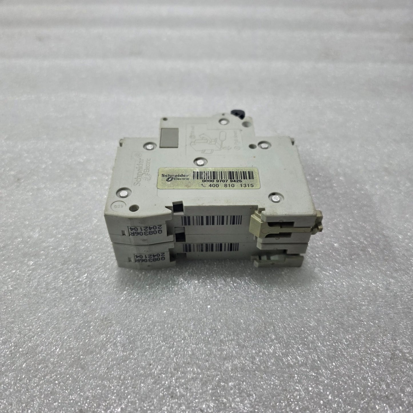 MERLIN GERIN MULTI9 C65N C4 2 POLE MCB CIRCUIT BREAKER 4A 400V 6KA