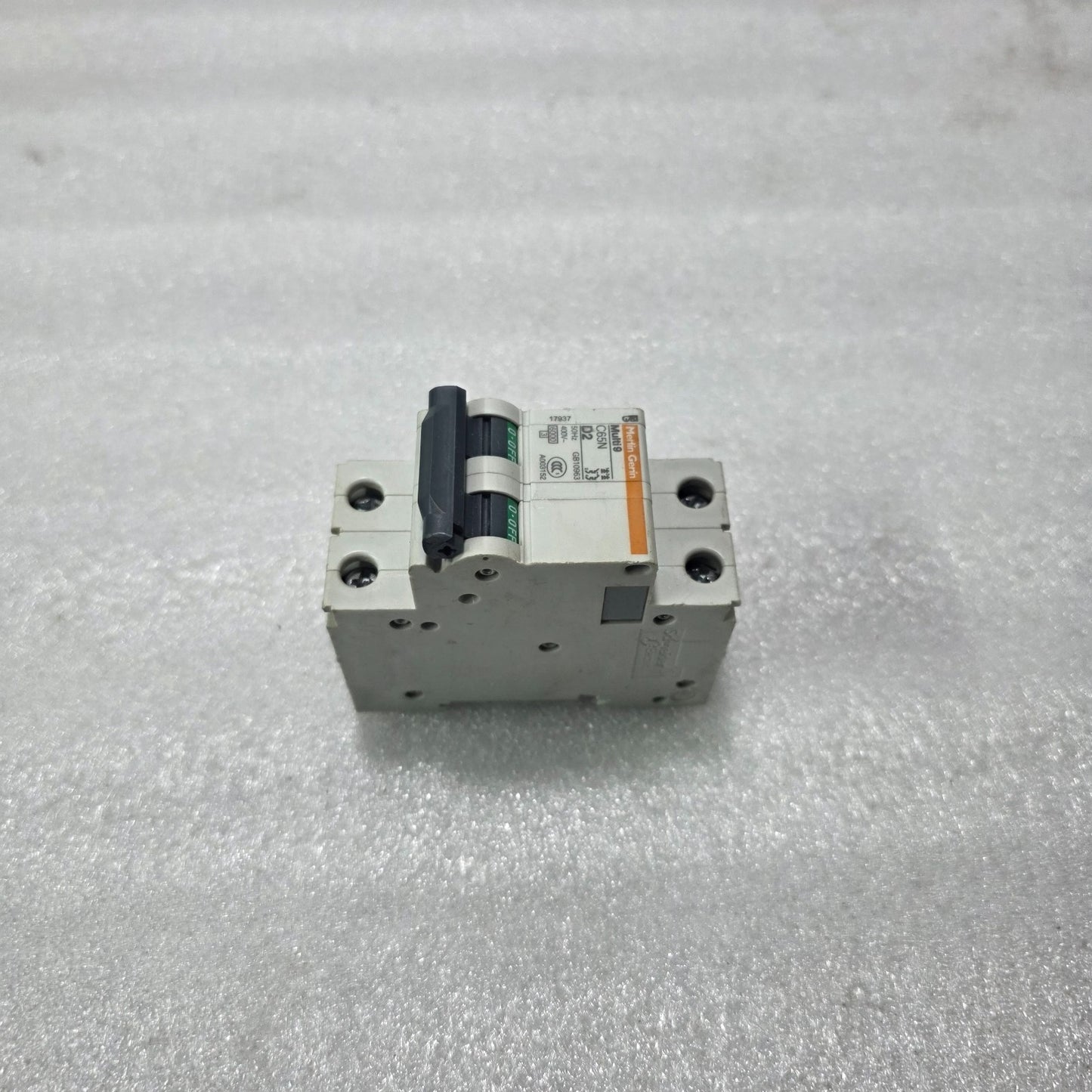 MERLIN GERIN MULTI9 C65N D2 2 POLE MCB CIRCUIT BREAKER 2A 400V 6KA