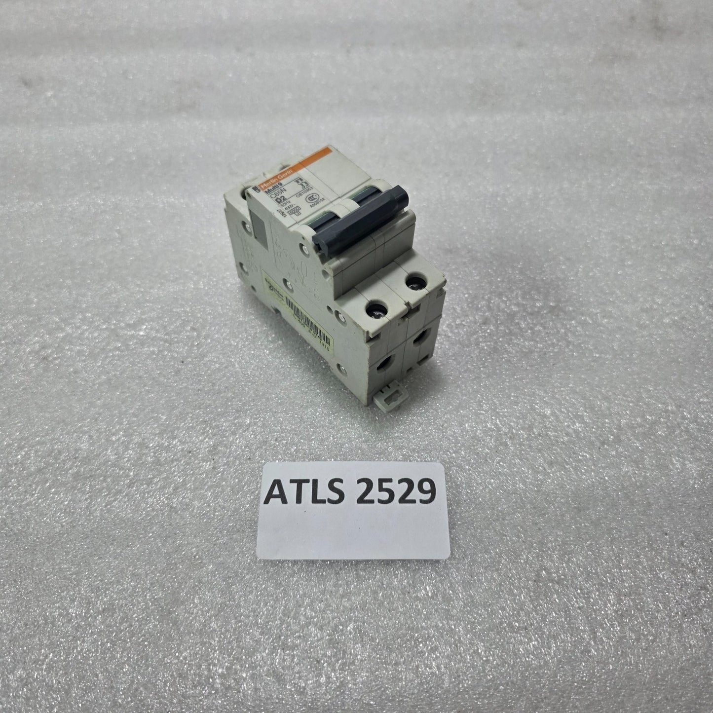 MERLIN GERIN MULTI9 C65N D2 2 POLE MCB CIRCUIT BREAKER 2A 400V 6KA