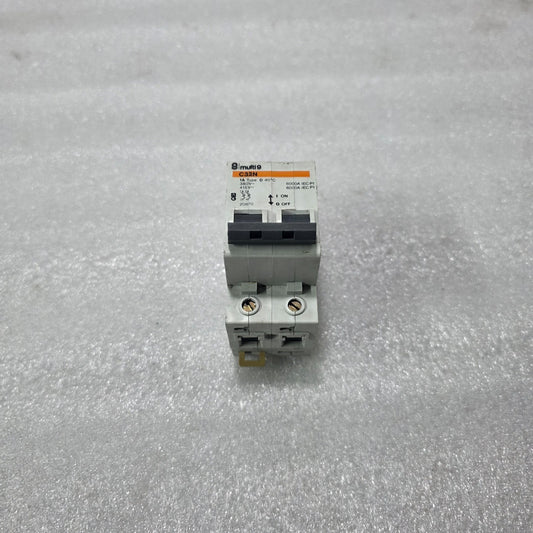 MERLIN GERIN MULTI9 C32N 1A TYPE D 2 POLE MCB CIRCUIT BREAKER 380/415V 6KA