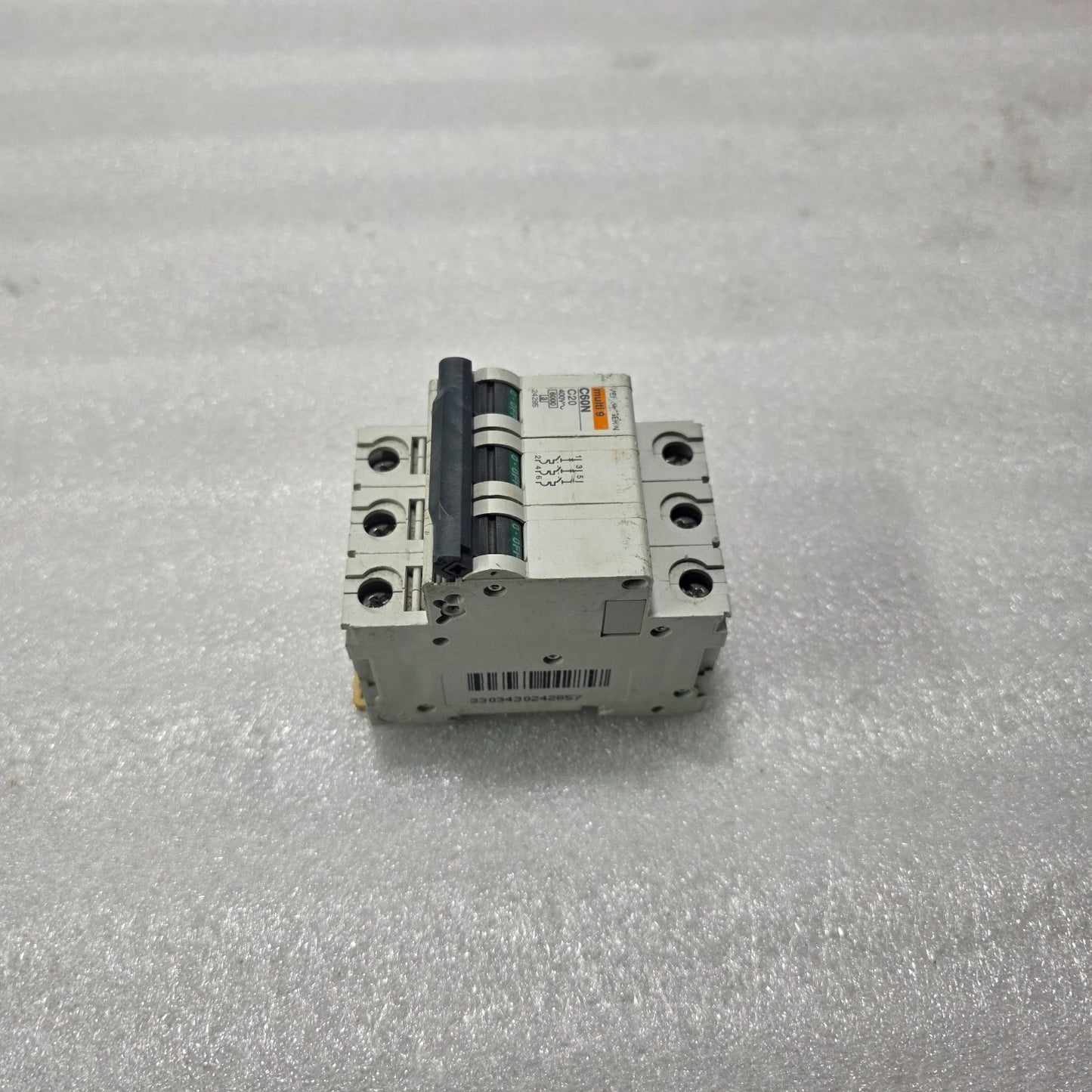 MERLIN GERIN MULTI9 C60N C20 20A 3 POLE MINIATURE CIRCUIT BREAKER 400V 6KA