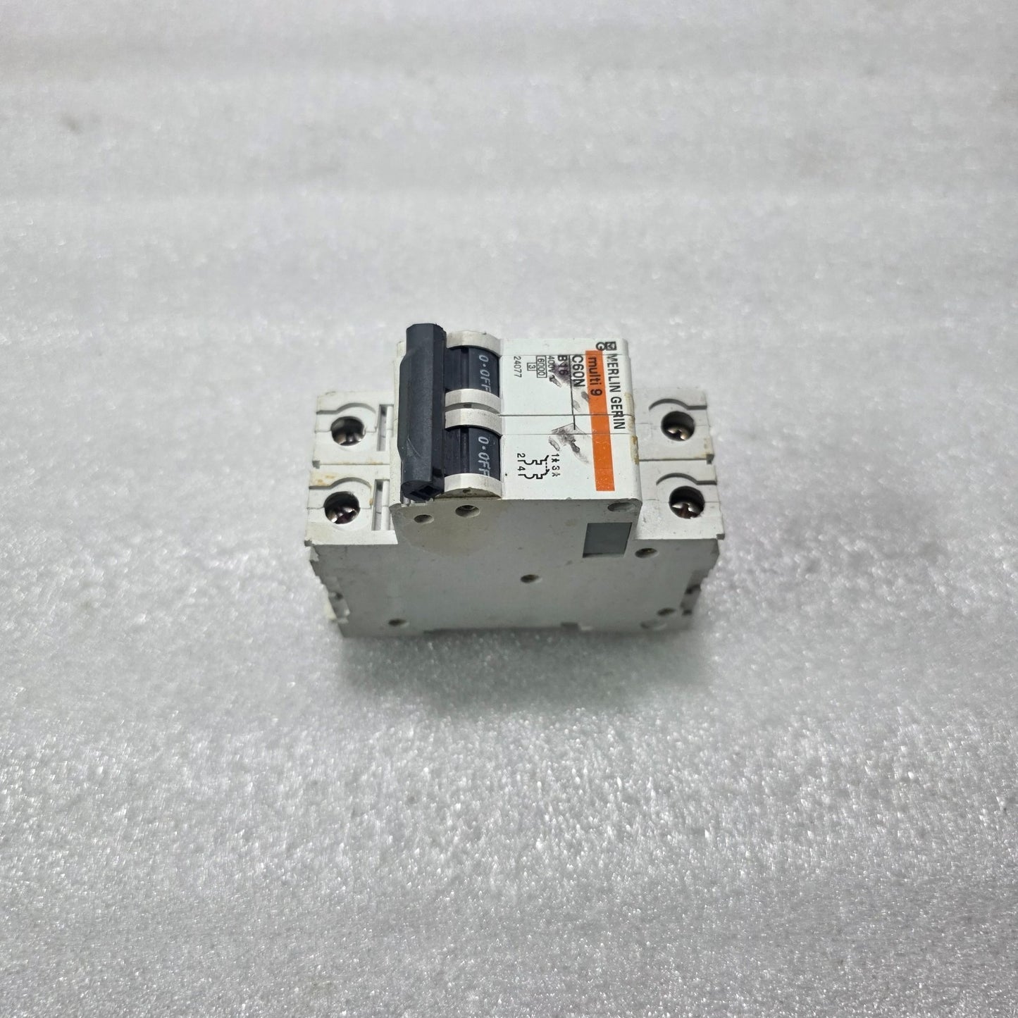 MERLIN GERIN MULTI 9 C60N B16 16A 2 POLE MCB CIRCUIT BREAKER 400V 6KA