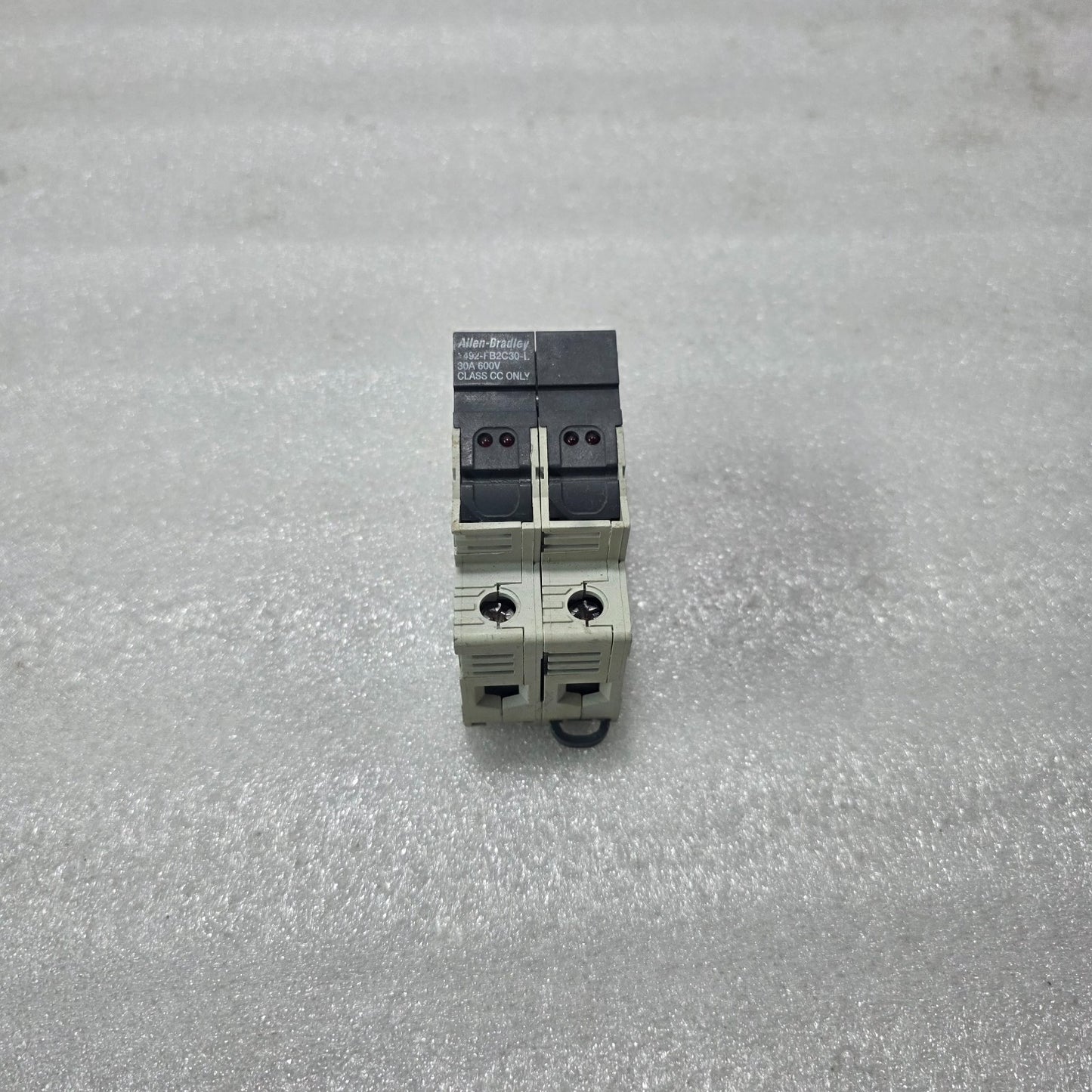 ALLEN BRADLEY 1492-FB2C30-L CLASS CC FUSE HOLDER 30A 600V 2 POLE