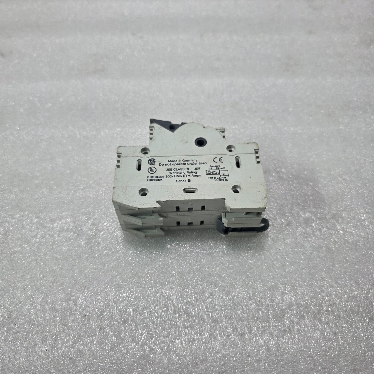ALLEN BRADLEY 1492-FB2C30-L CLASS CC FUSE HOLDER 30A 600V 2 POLE