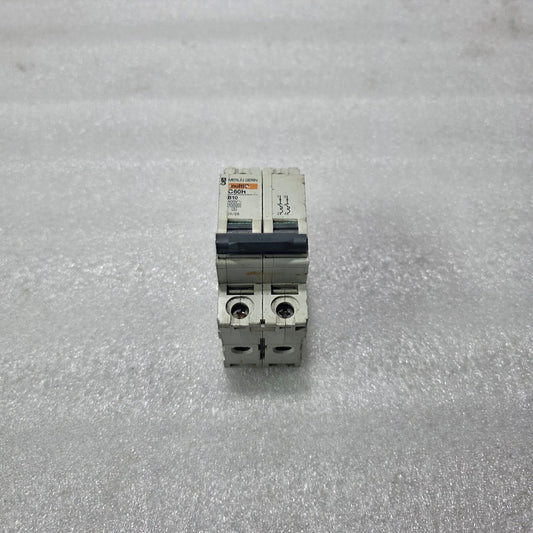 MERLIN GERIN MULTI 9 C60H B10 10A 2 POLE MCB CIRCUIT BREAKER 400V 10KA