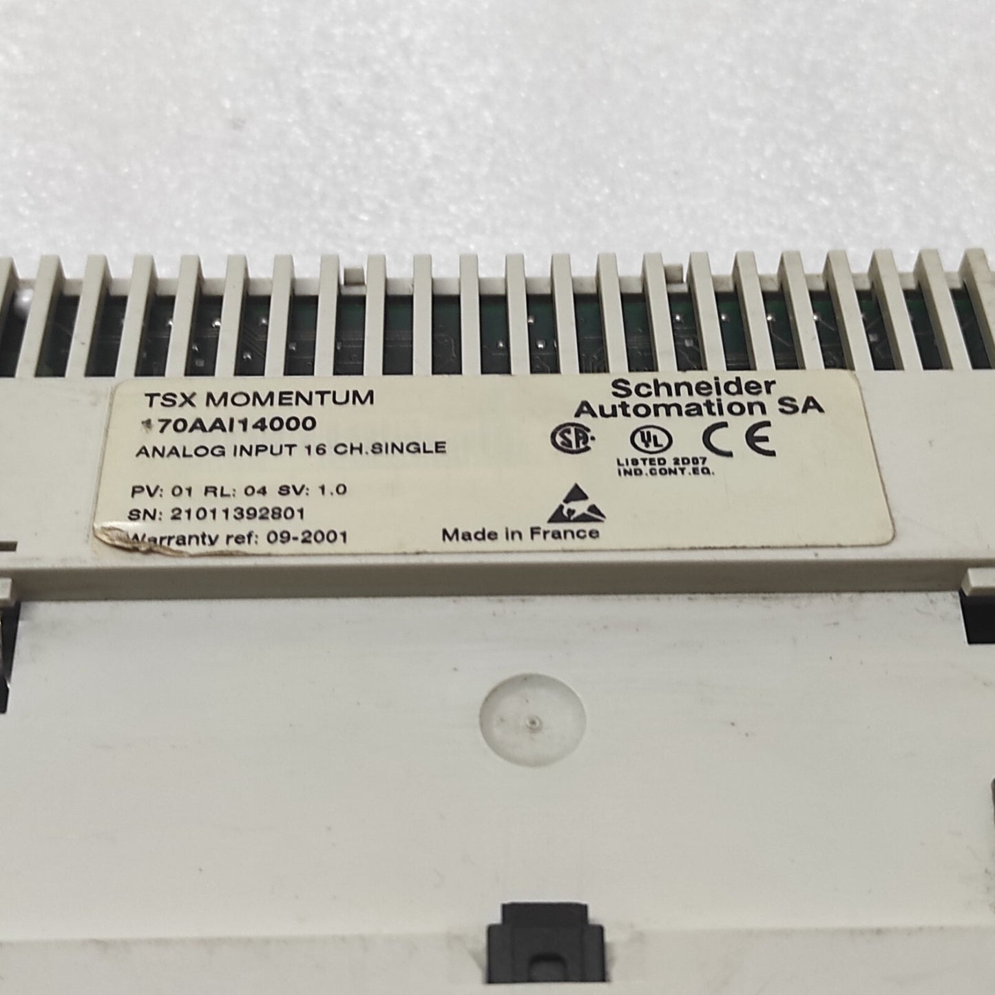 SE TSX MOMENTUM 170AAI14000 ANALOG INPUT 16CH