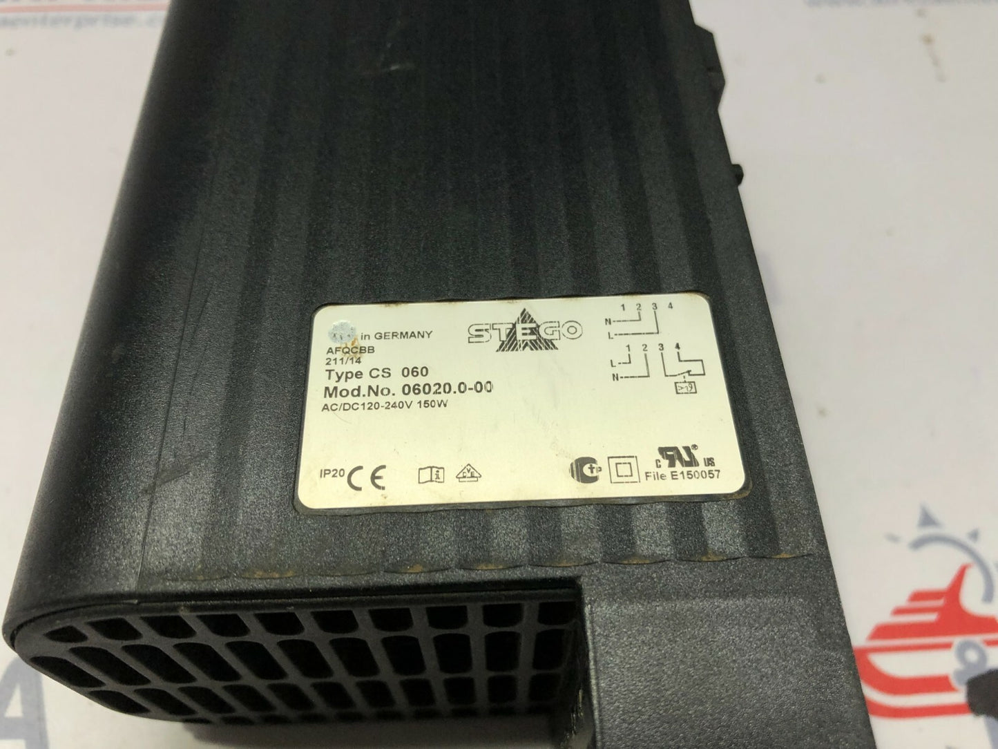 STEGO CS 060 THERMOSTAT 06020.0-00 120-240V AC/DC 150W