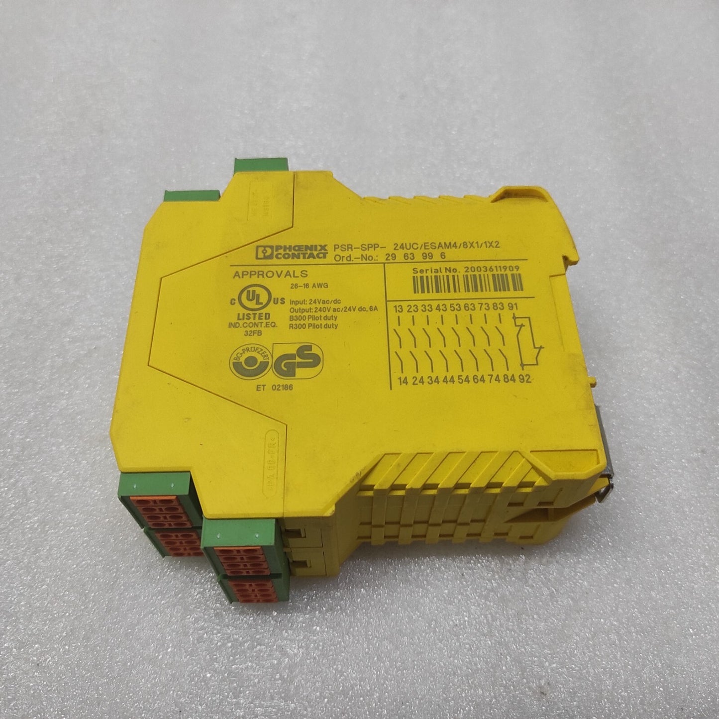 PHOENIX CONTACT PSR-ESAM4 POWER SUPPLY 2963996 PSR-SPP-24UC/ESAM4/8X1/1X2