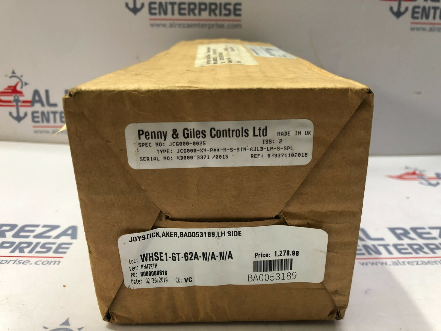 PENNY GILES CONTROLS JC6000-0025 LH SIDE JOY STICK AKER BA0053189