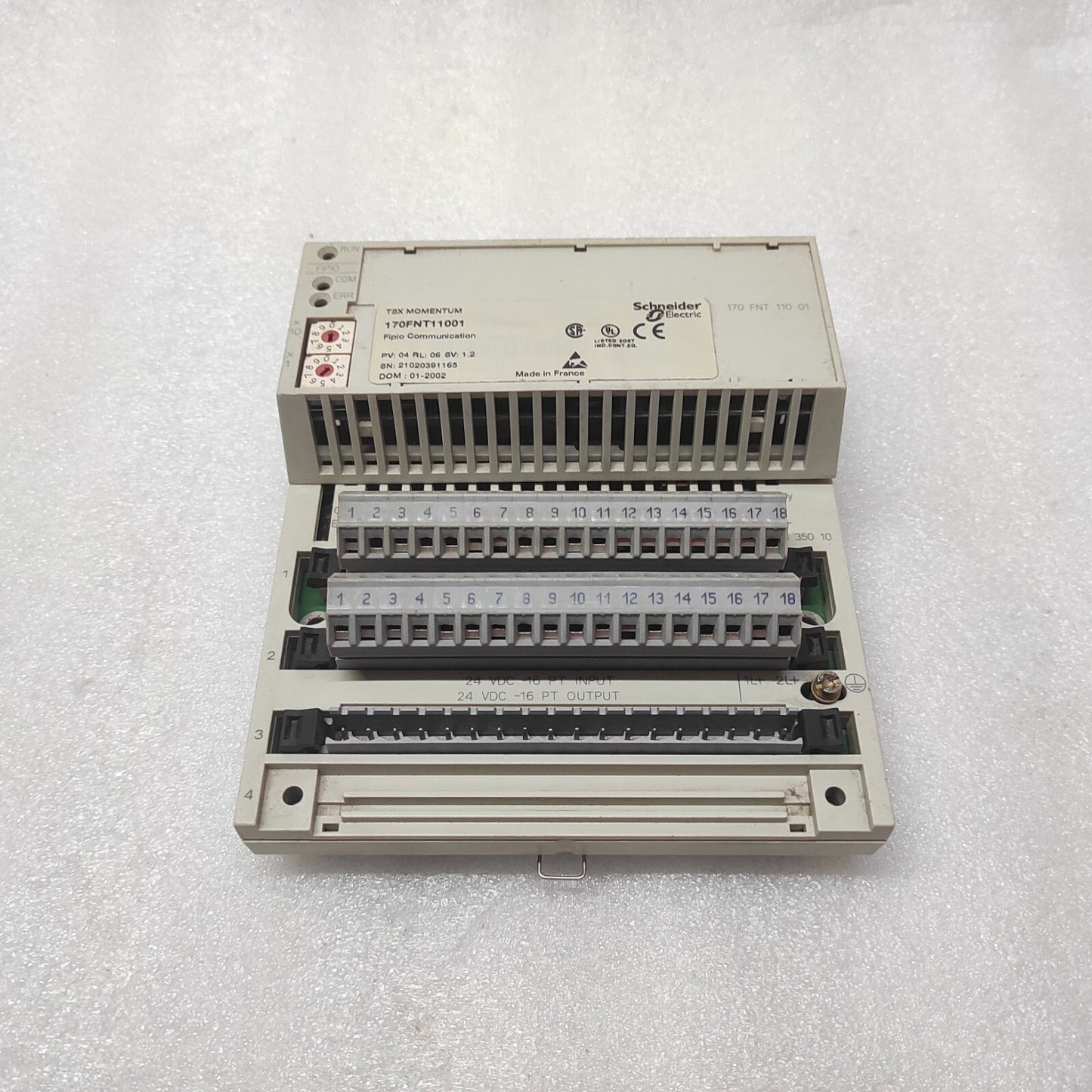 SE TSX MOMENTUM 170ADM35010 I/O BASE 24VDC