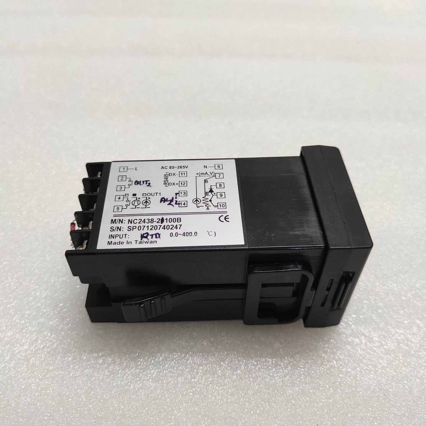 NIPPON NC2438 PID TEMPERATURE CONTROLLER 85-265V NC2438-21100B