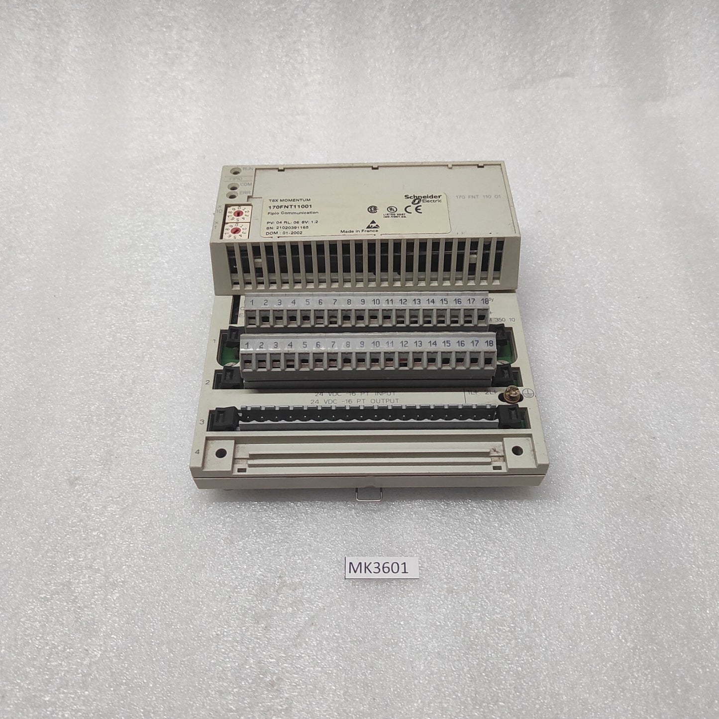 SE TSX MOMENTUM 170ADM35010 I/O BASE 24VDC