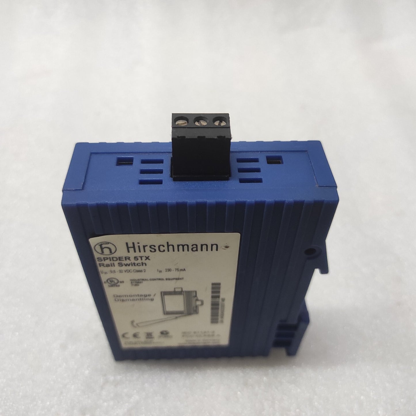 HIRSCHMANN SPIDER 5TX RAIL SWITCH 9.6-32VDC