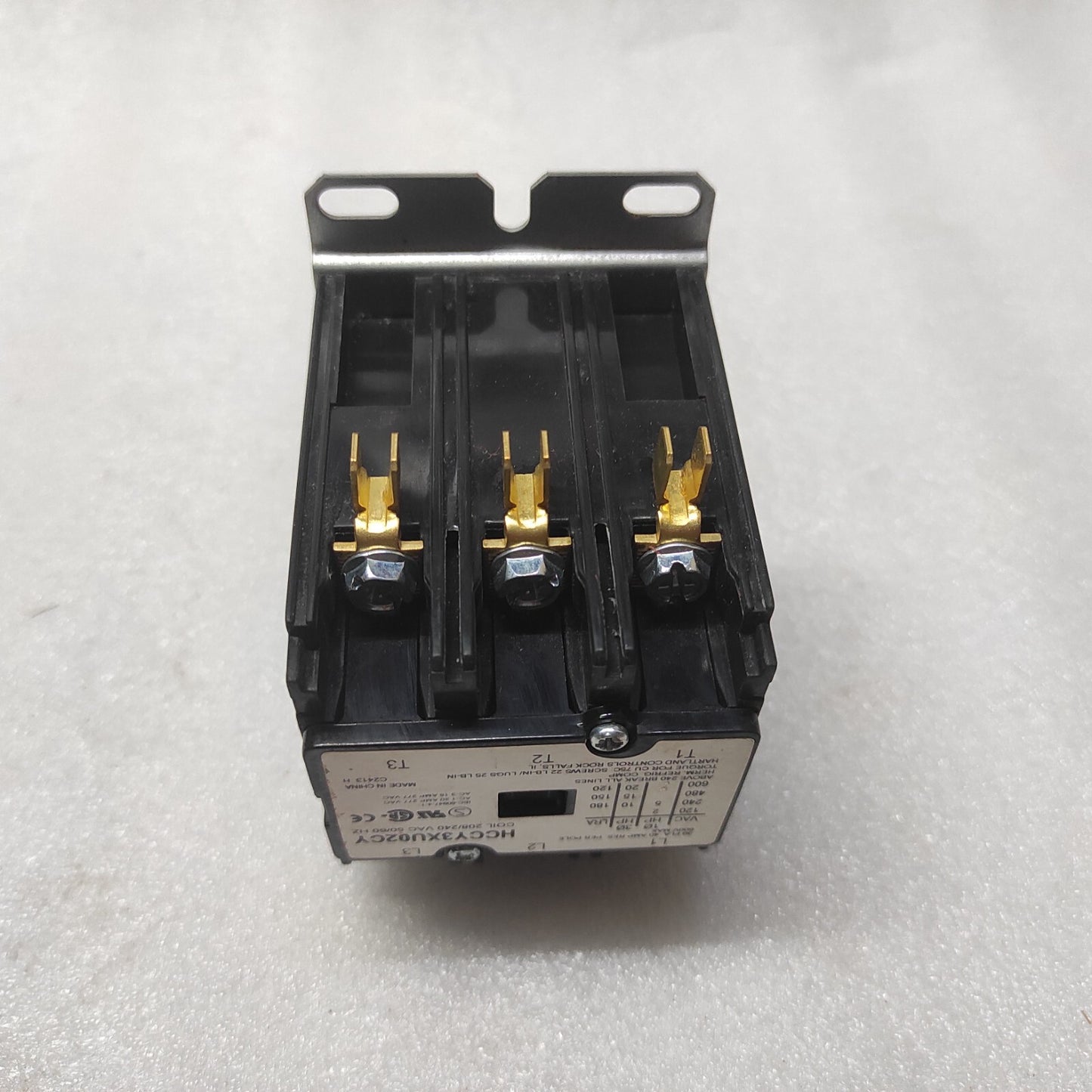 HARTLAND CONTROLS HCCY3XU02CY MAGNETIC CONTACTOR 208/240VAC