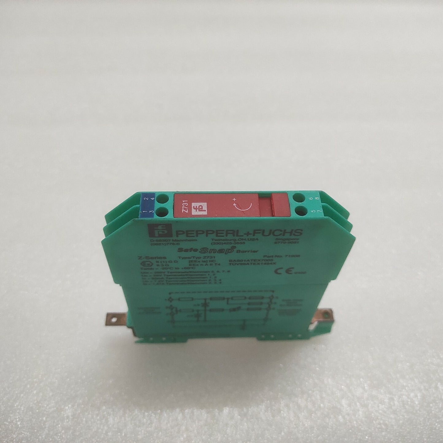 PEPPERL + FUCHS Z731 ZENER BARRIER 71908