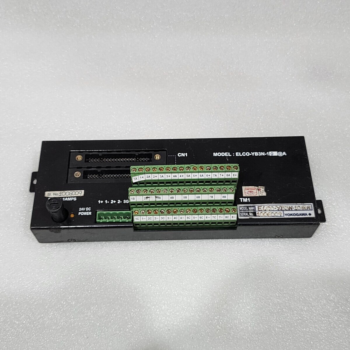 YOKOGAWA ELCO-YB3N-10@A TERMINAL BOARD 24VDC