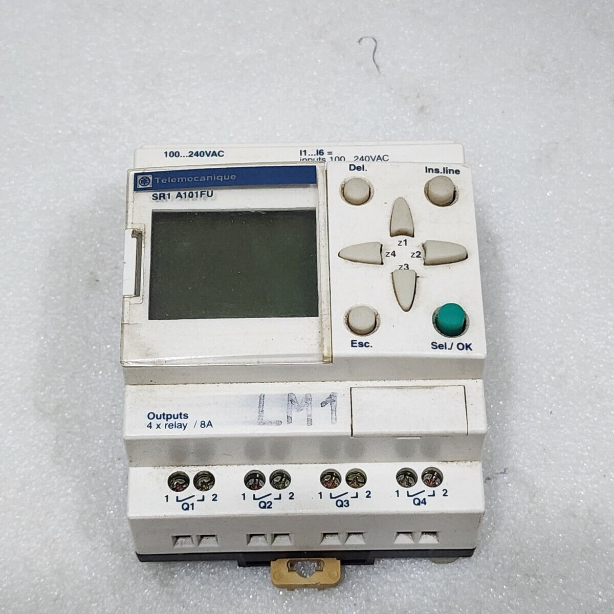SR1 A101FU SMART RELAY PROTECTION MODULE 100-240VAC DISPLAY BRIGHTNESS IS LOW