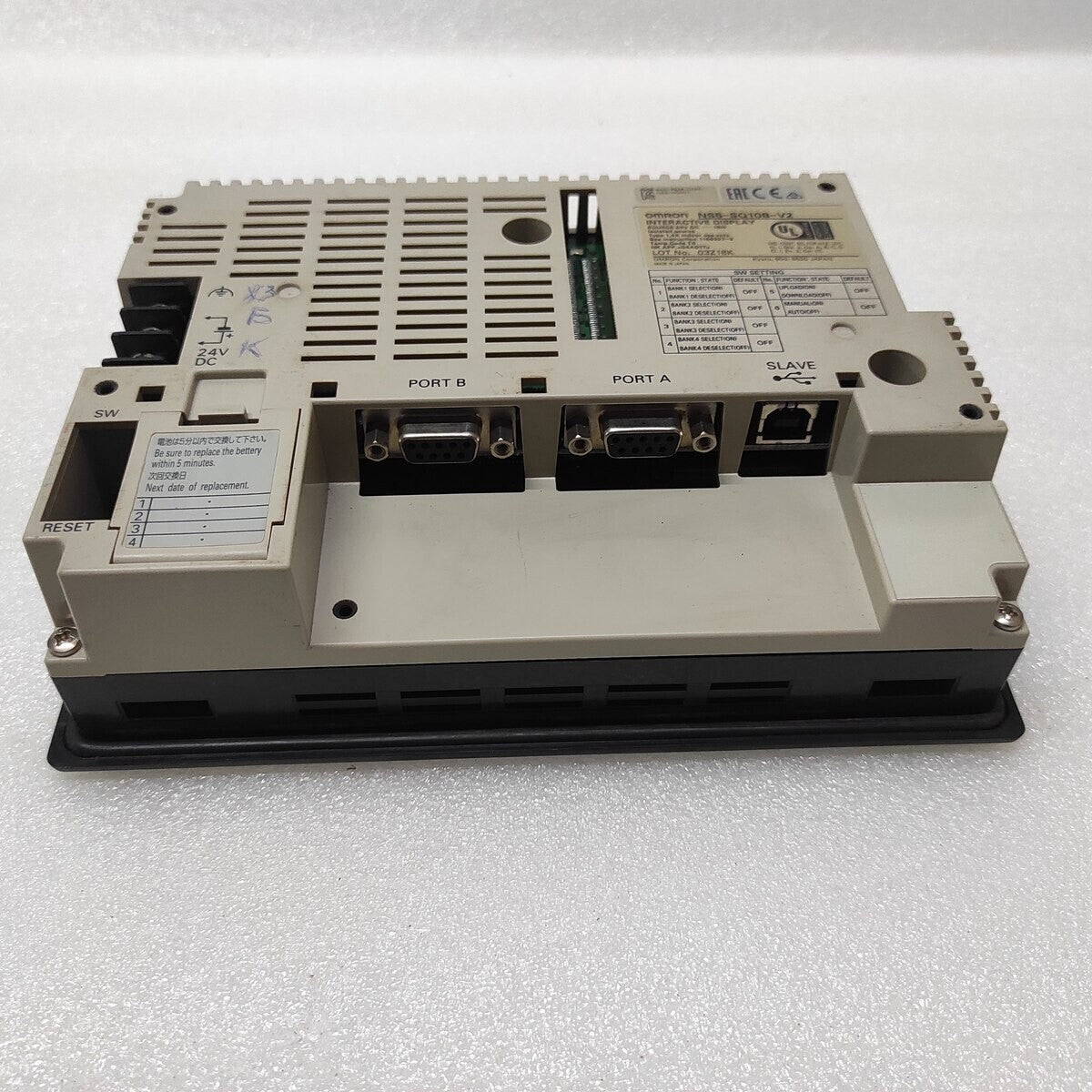 OMRON NS5-SQ10B-V2 INTERACTIVE DISPLAY 24VDC